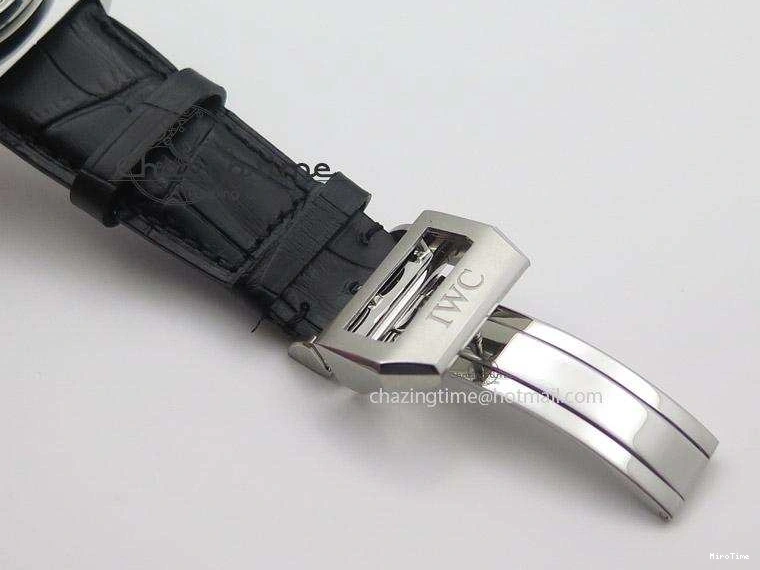 MIROTIME 0125 Bold Portuguese Real PR IW500704 ZF 1:1 Best Edition On Black Leather Strap A 7374